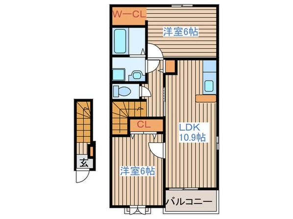 プレミアム　キューブⅡの物件間取画像